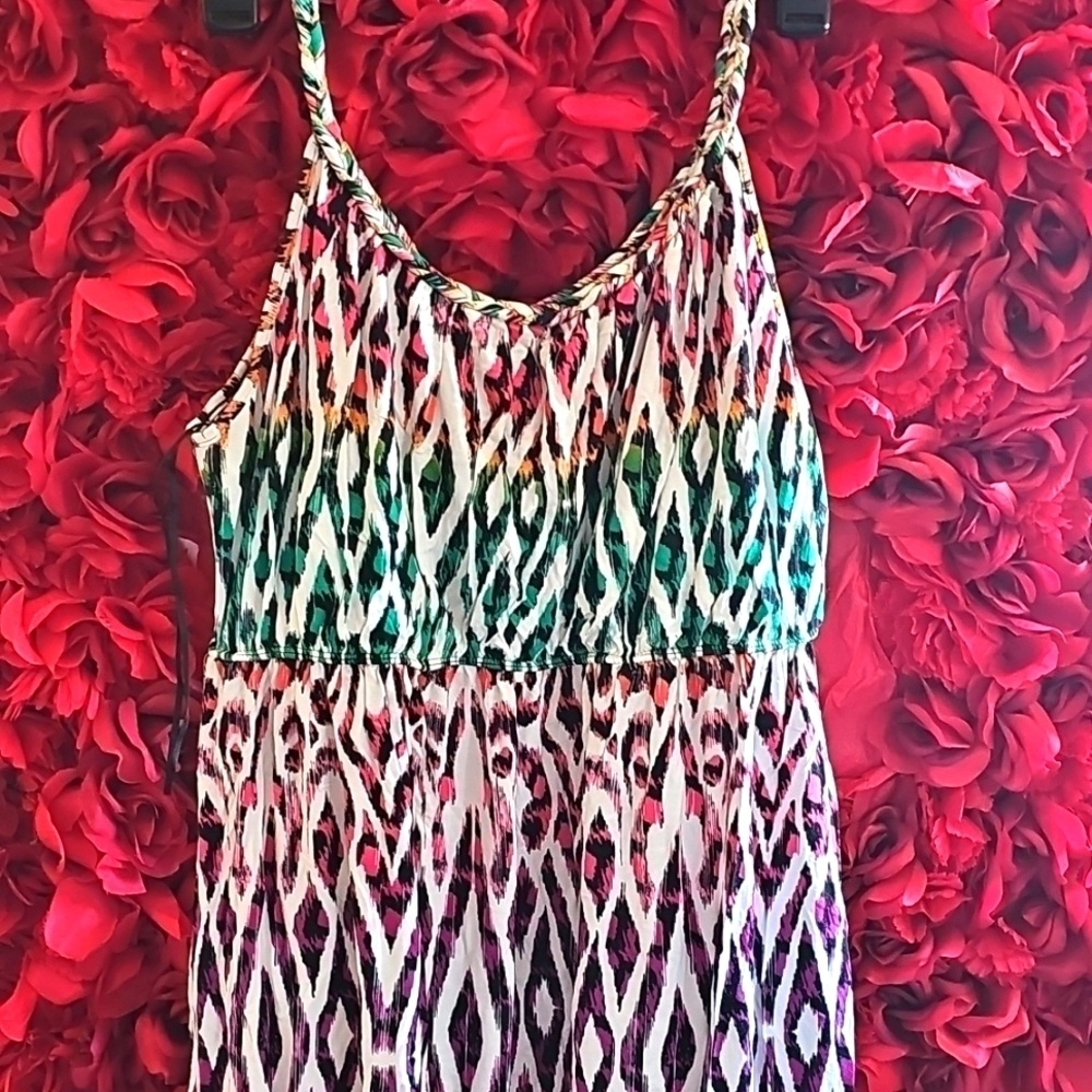 Style & Co. Multicolor Patterned Girls Dress Size XLarge